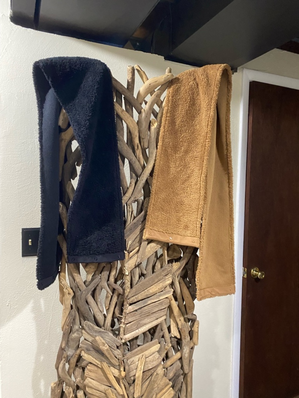 lululemon athletica black and brown cozy fleece scarves